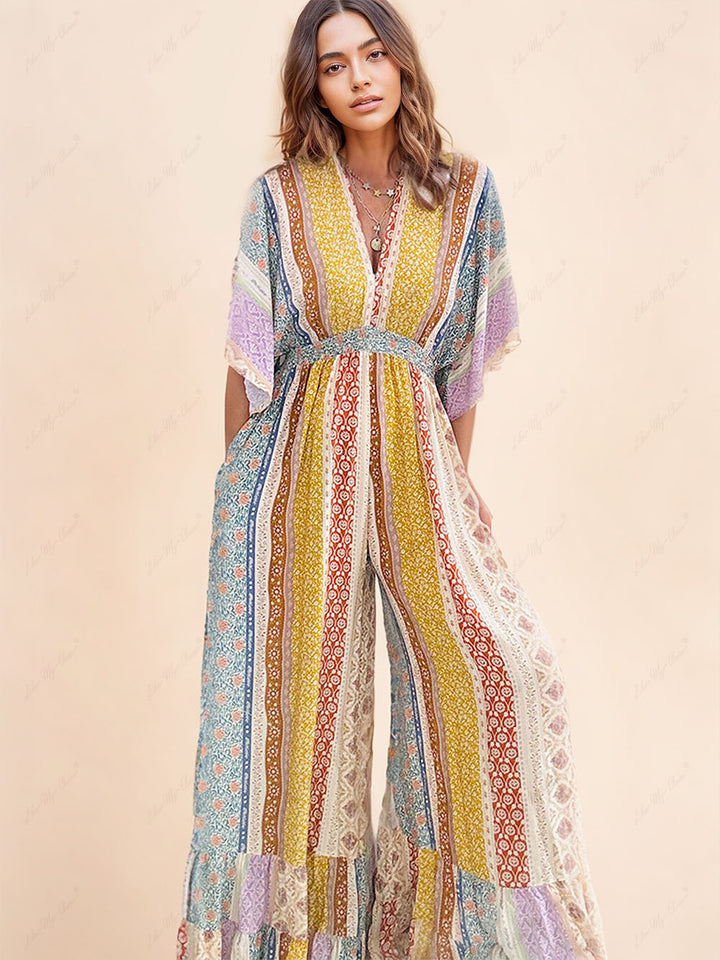 Alina Boho Jumpsuit – Bequemer Damen-Jumpsuit im Boheme-Stil