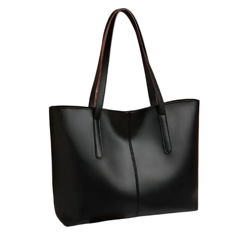 Lina Let Schultertasche mit großer Kapazität und Reißverschlussverschluss