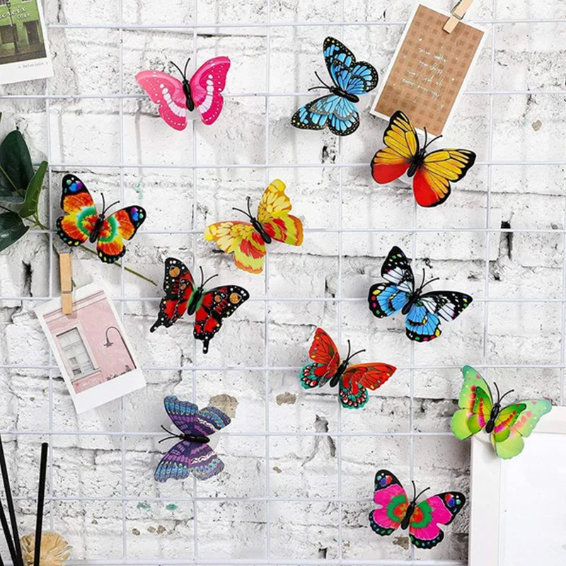 LumiWings - 3D bunte LED Schmetterlings Nachtlichter
