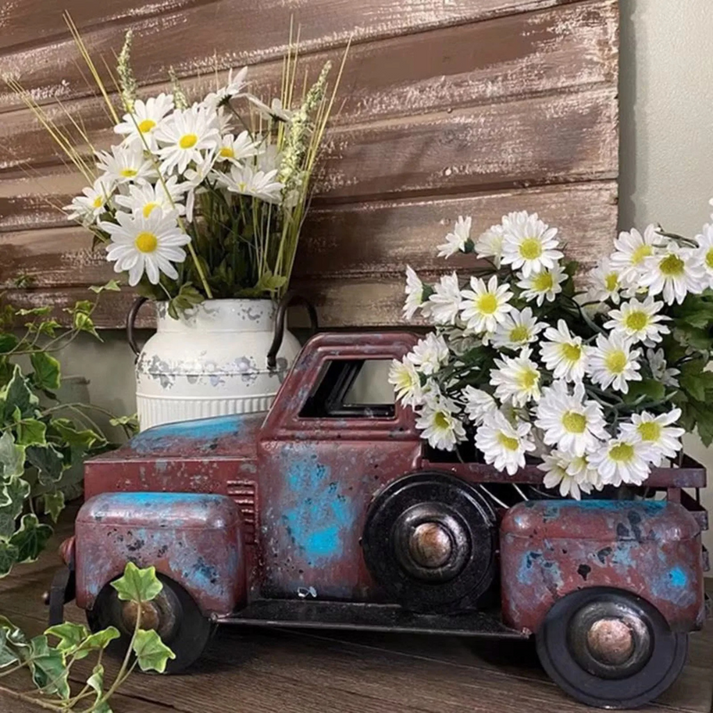 RusticHaul - Vintage Lastwagen dekorative Topfpflanzen