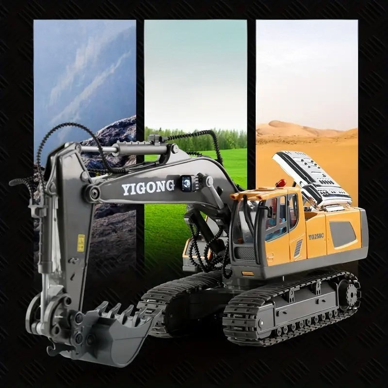 RC-Bagger mit Drehkabine und realistischer Grabfunktion