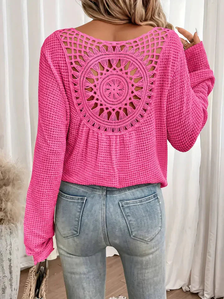 Susana | Boho Häkelpullover