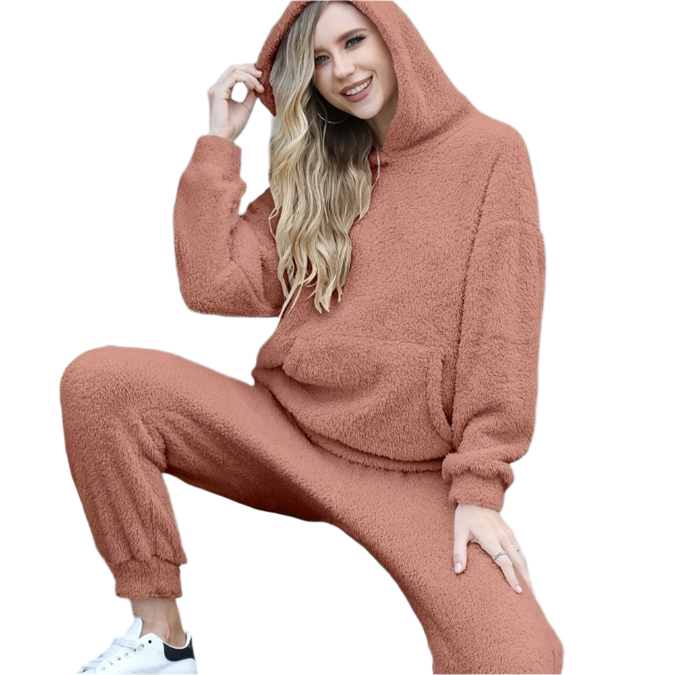 Megan - Hyggelige Fleece-Hoodie und Jogginghose für Frauen