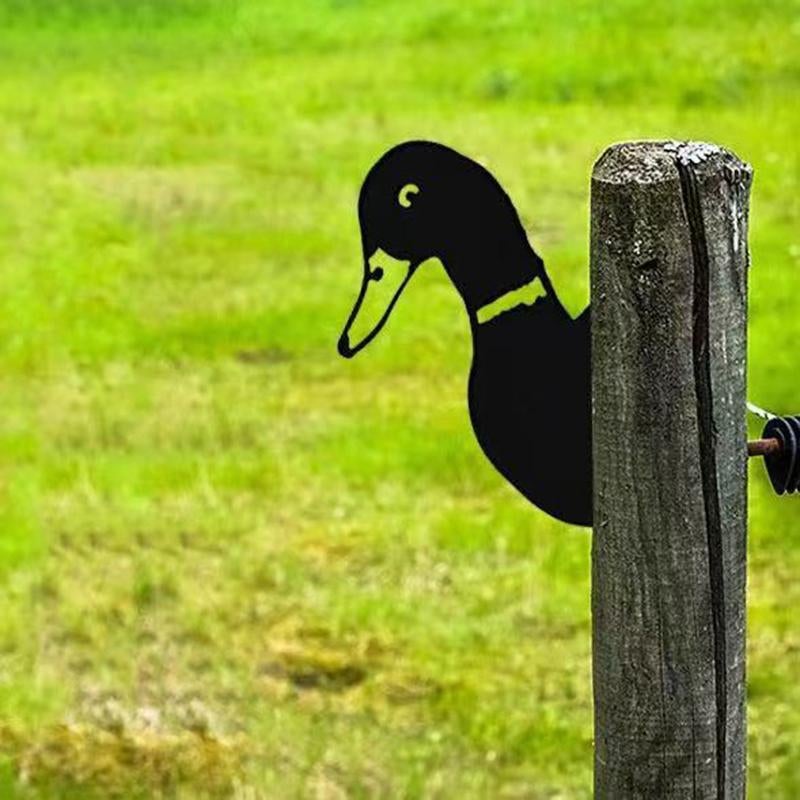 WildPost - Metall-Dyresilhuet-Zaunspitzen