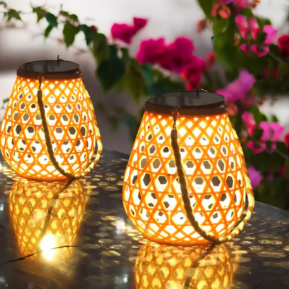 Solara umweltfreundliche Solarlampe mit dekorativem Lichtmuster