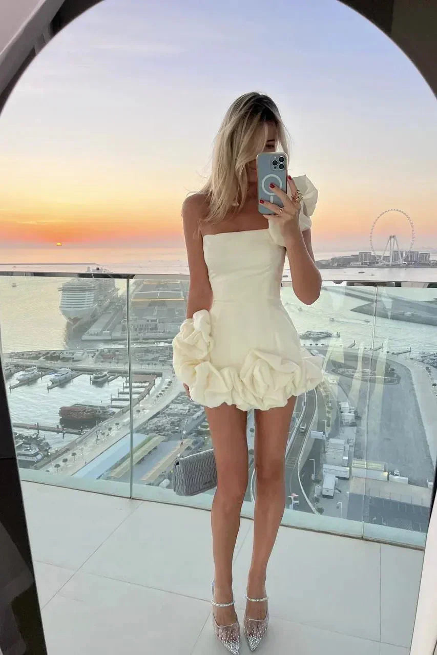 Alina Ärmellose Knielange Kleid