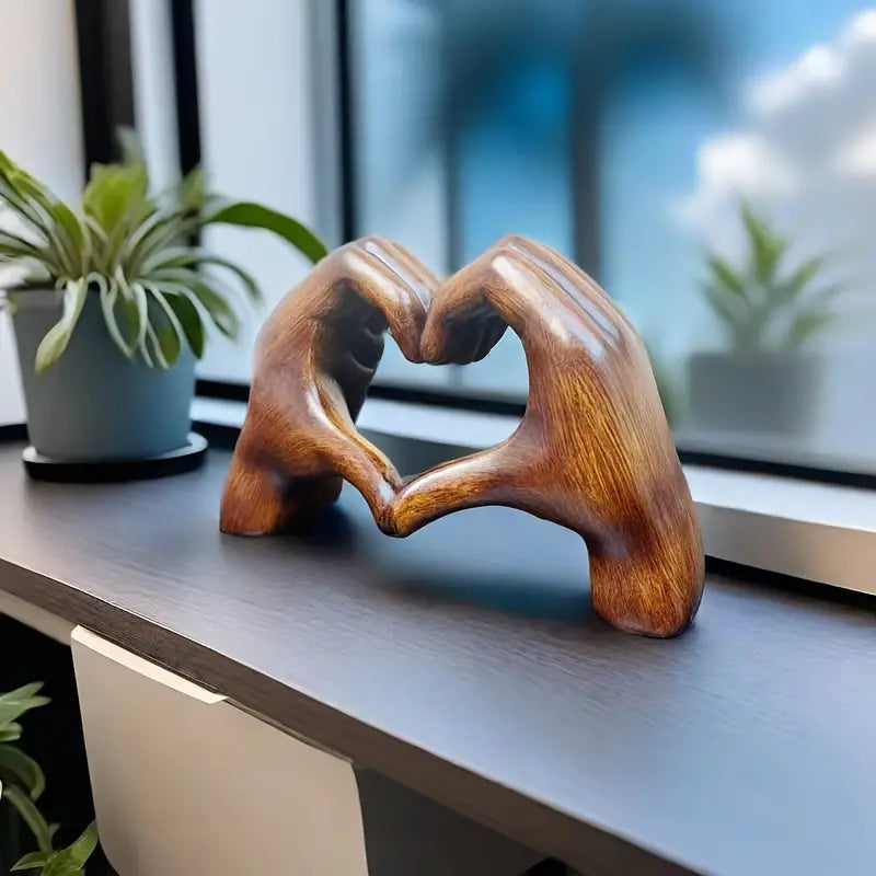 Lovenest Elegante Harpiksskulptur - Symbol für Liebe und Hingabe