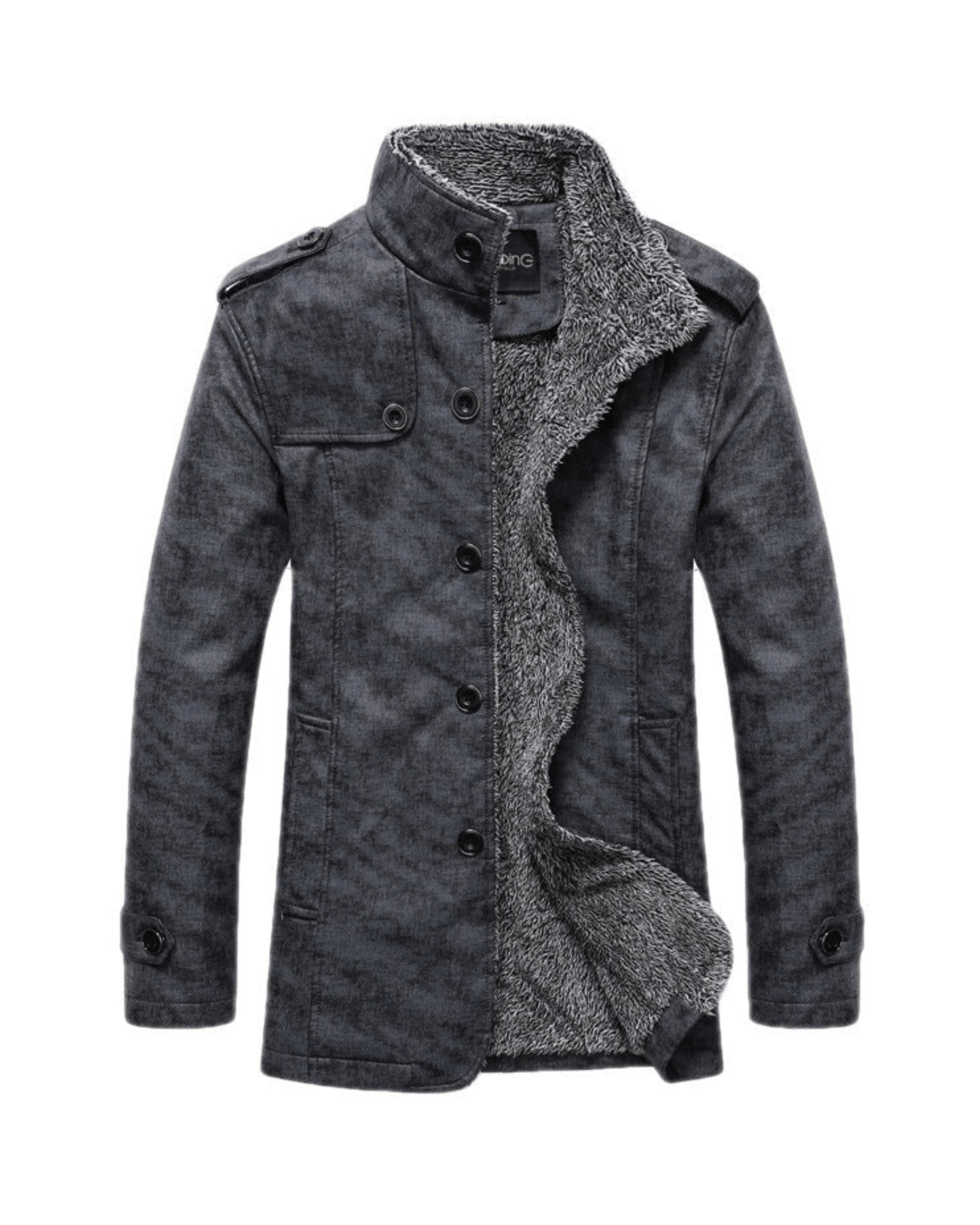 William Winter Herren Kunstlederjacke