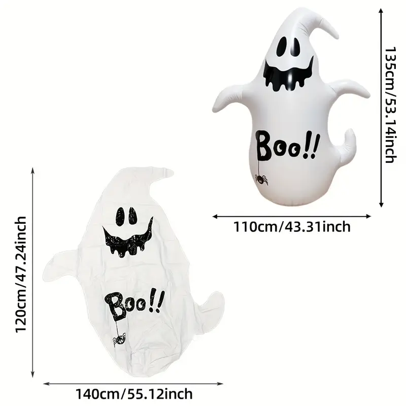Aufblasbares Halloween-Geist – Hohes Außen-Dekorationsstück