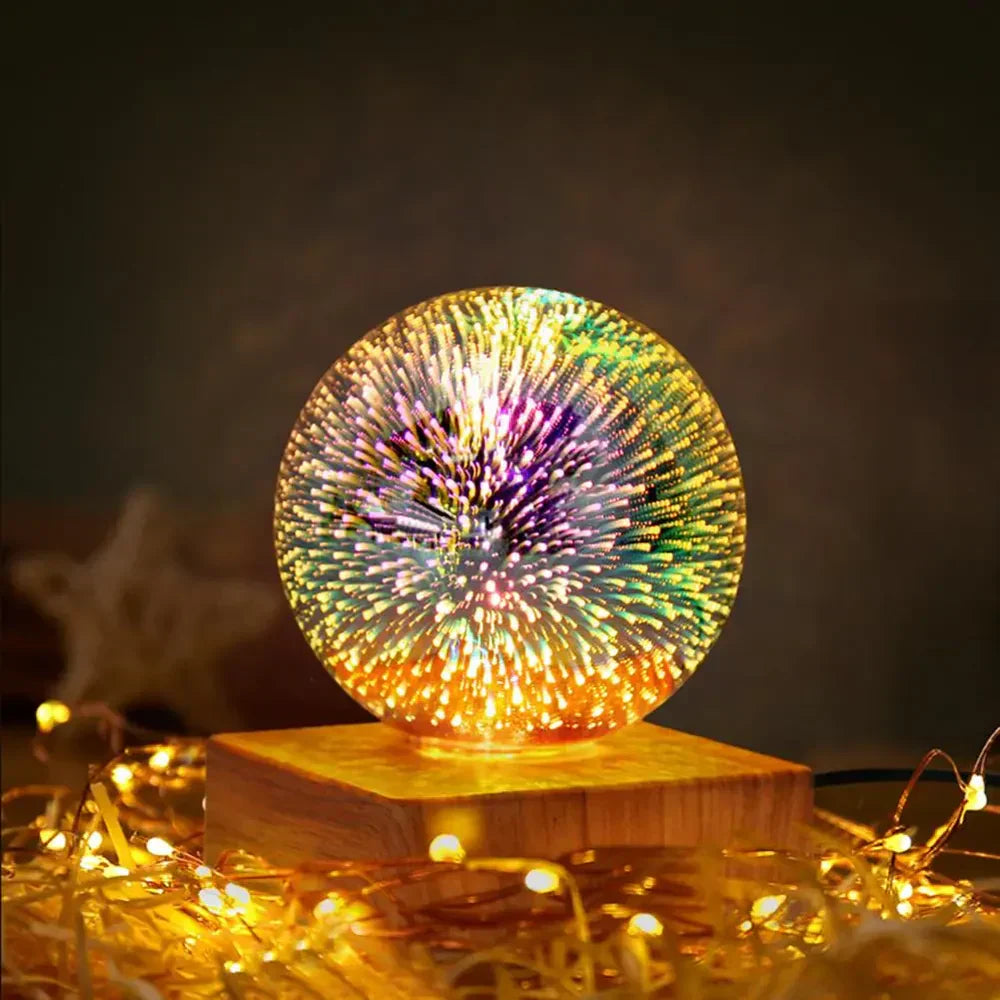 GlowSphere USB-Kristallkugel-Lampe - magische Atmosphäre im Schlafzimmer