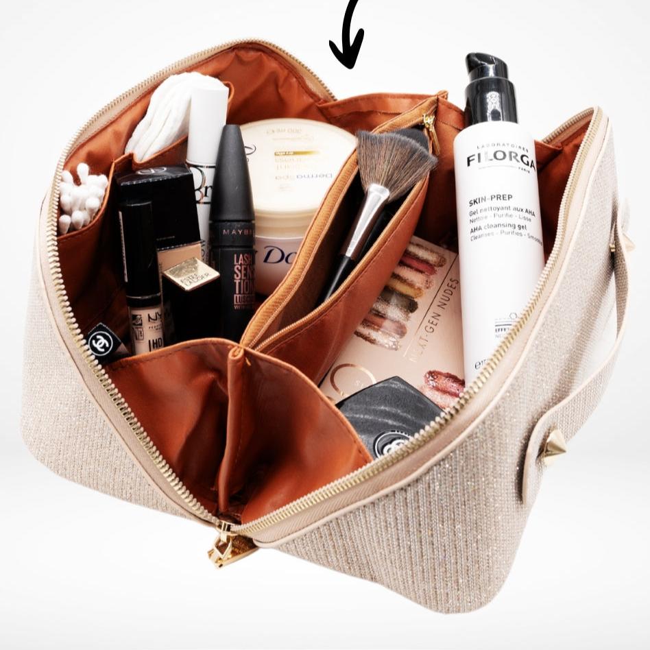 Cecil - Elegante und kompakte Make-up-Tasche mit mehreren Organisationsfächern