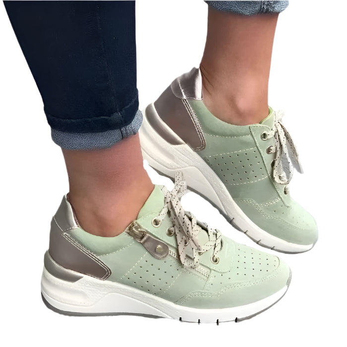 Melody - Damen lässige Sneaker mit Reißverschluss