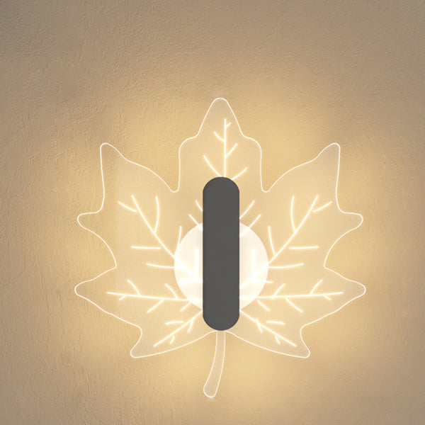 Moderne Leaf Nordic LED-Wandlampe für eine gemütliche Atmosphäre