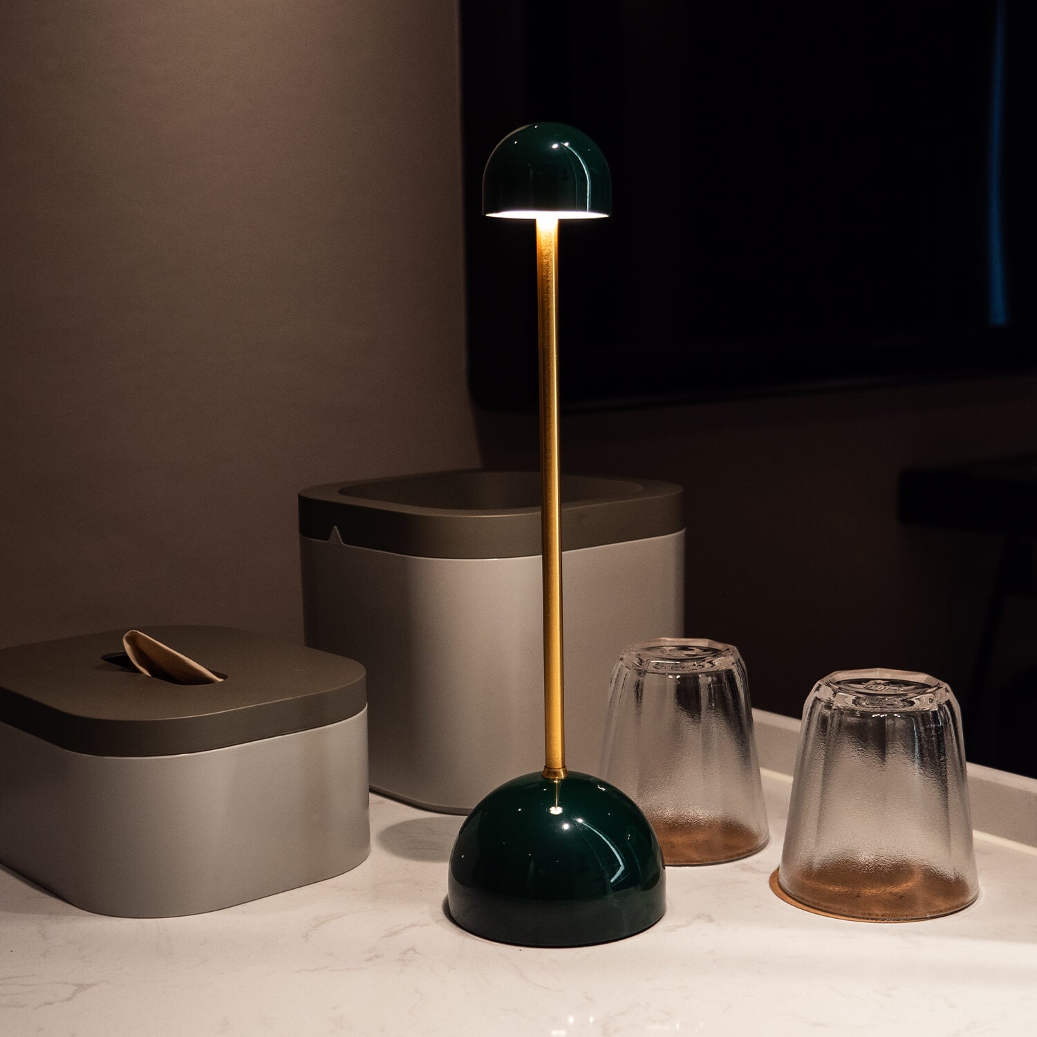 GlowFlex Drahtlose Tischlampe