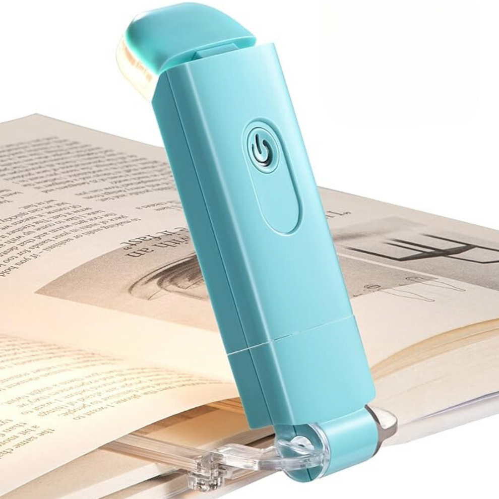 GlowClip - Tragbare LED-Leselampe mit einfachem Clip-On-Design