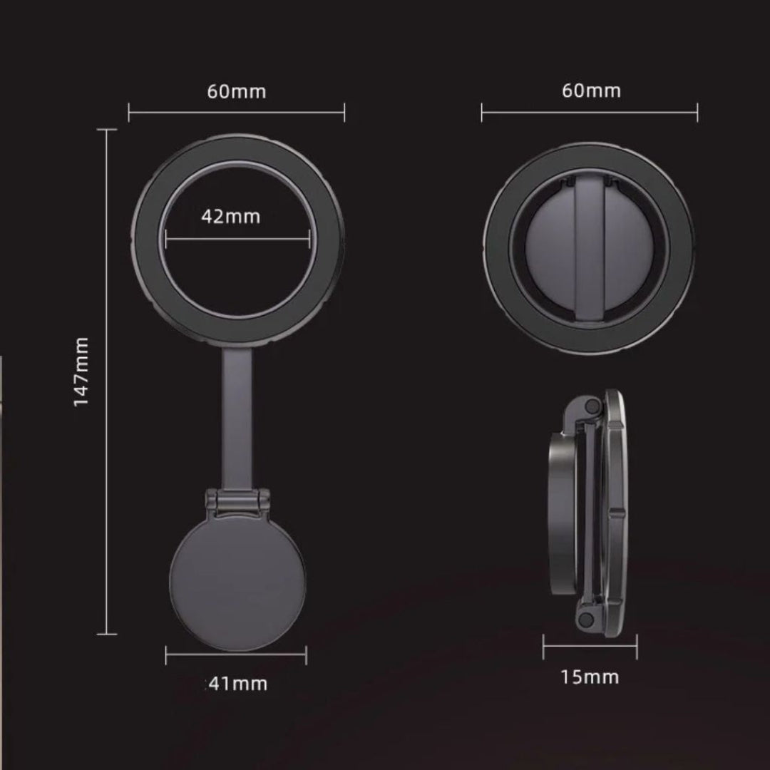 AutoGrip360 - 360° einstellbare magnetische Telefonhalterung für Autos