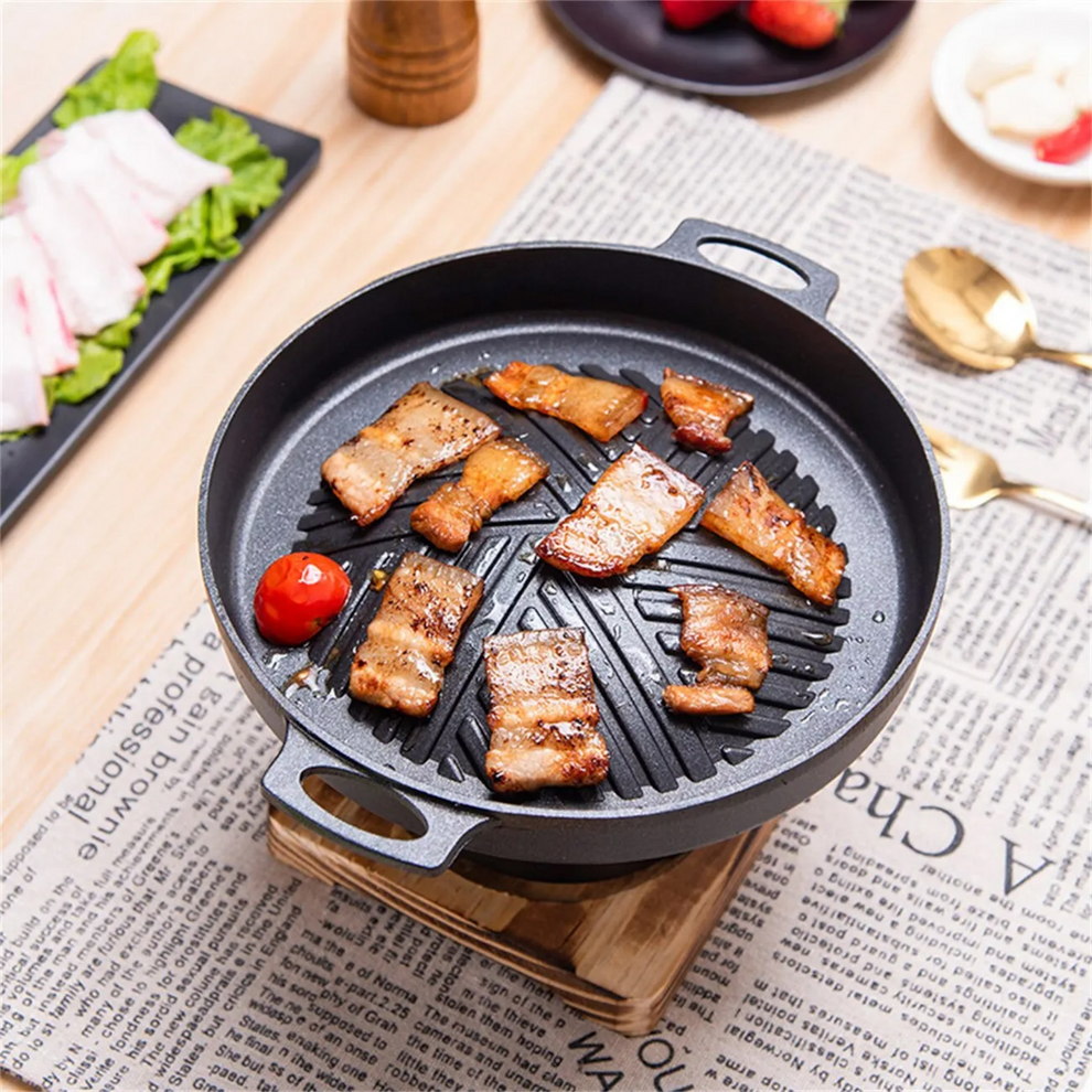 GrillMate - Tragbarer Grill mit Holzuntergrund