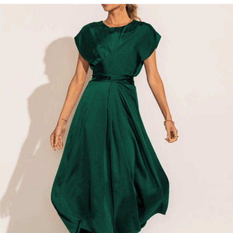 Sofie Elegante Wickel-Midi-Kleid