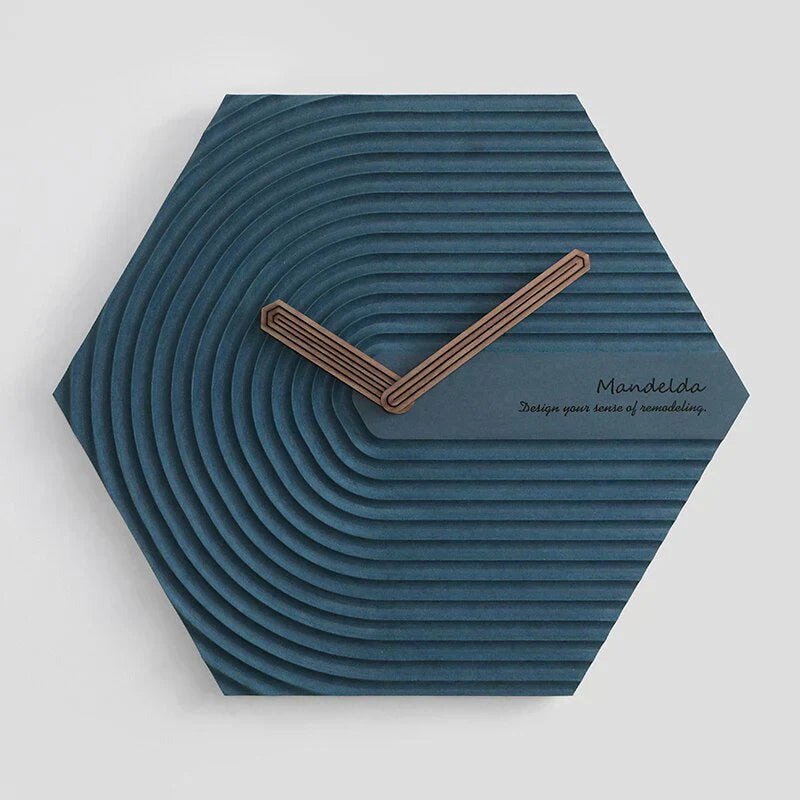 Moderner minimalistischer Wanduhr