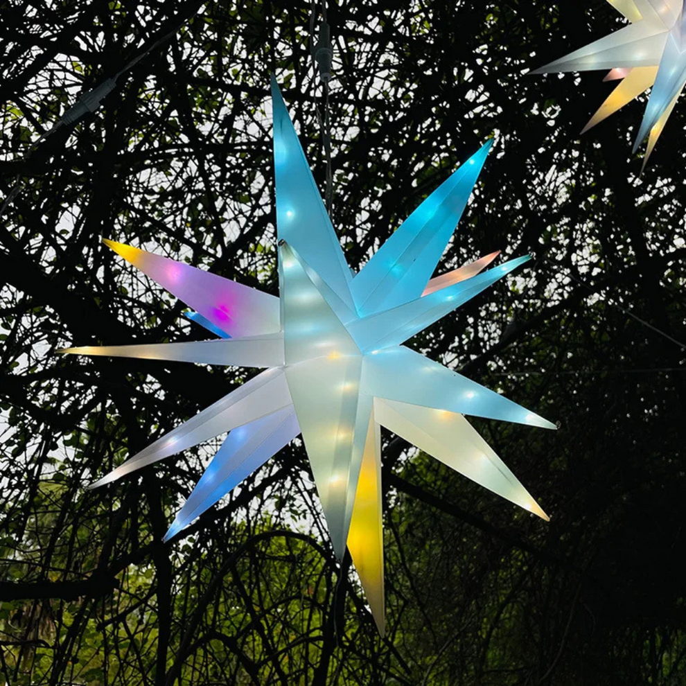 StarGlow - Buntes LED hängendes Sternenlicht mit Fernbedienung