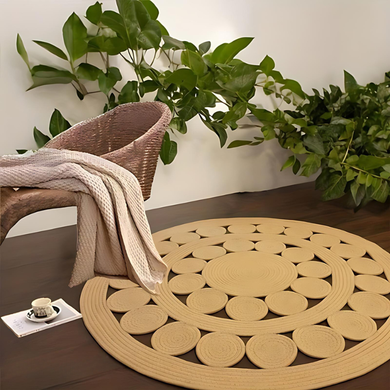 LunaWeave Rundteppich – Stilvolles & Natürliches Design