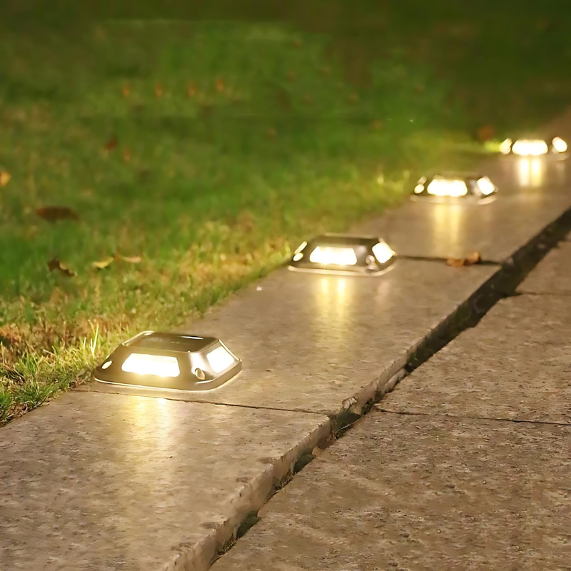GlowPath – Bunte solarbetriebene LED-Straßenlichter