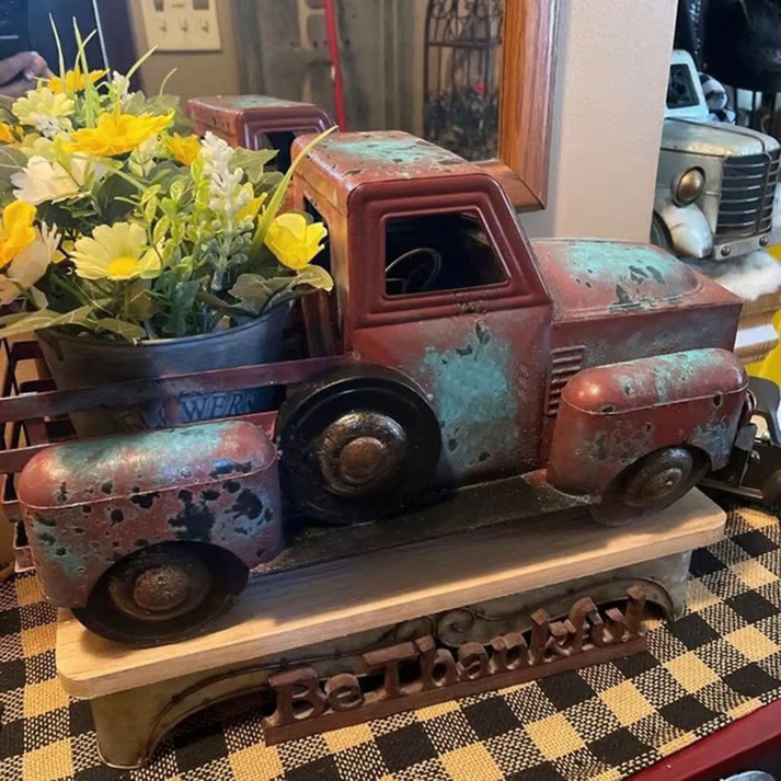 RusticHaul - Vintage Lastwagen dekorative Topfpflanzen