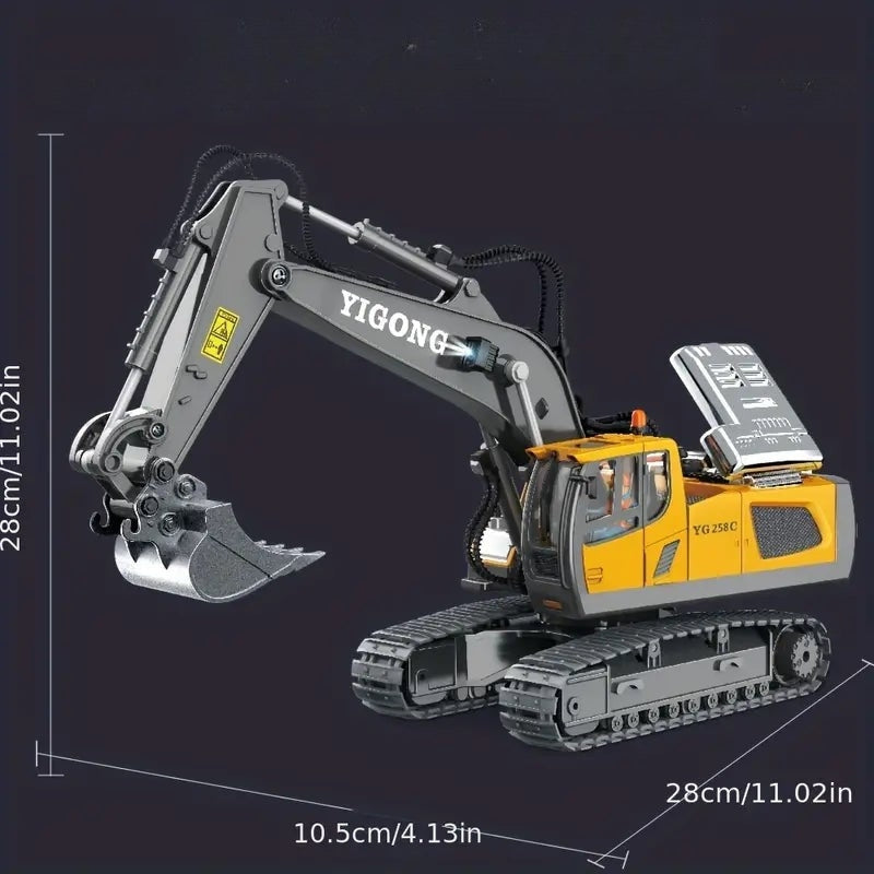 RC-Bagger mit Drehkabine und realistischer Grabfunktion