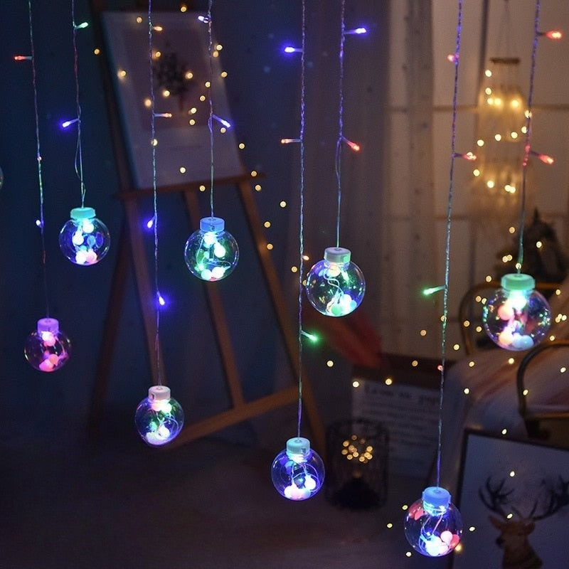 GlowVista - LED-Vorhang mit mehreren Formen und Farben