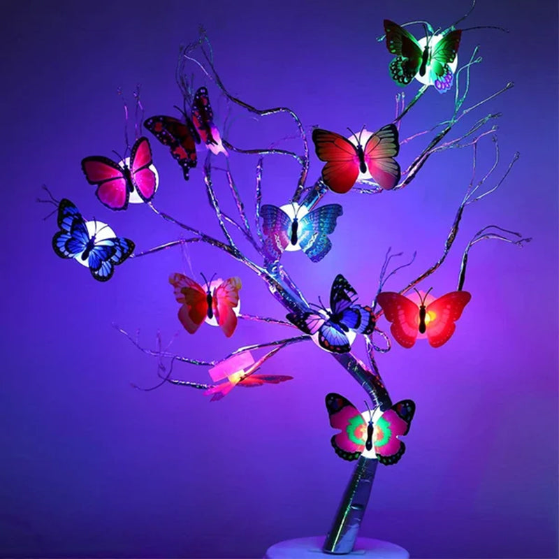 LumiWings - 3D bunte LED Schmetterlings Nachtlichter