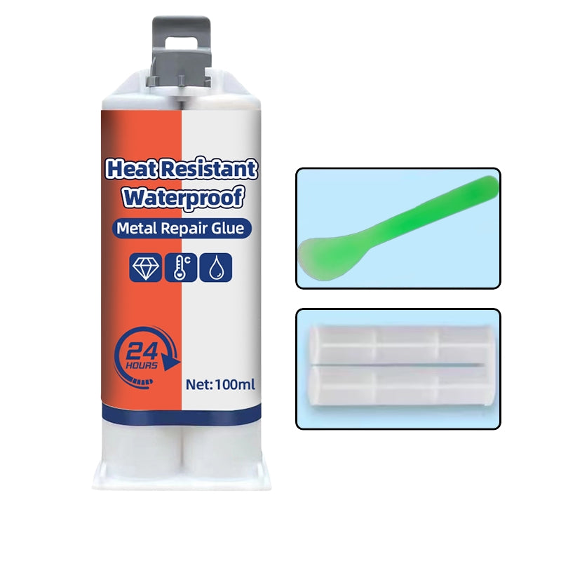 FixBond Wärmebeständige und Wasserdichte Metallreparaturkleber