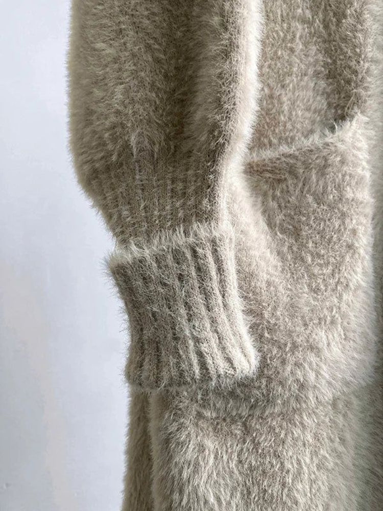 Alma Lang Cardigan mit Taschen und Relaxed Fit für Damen