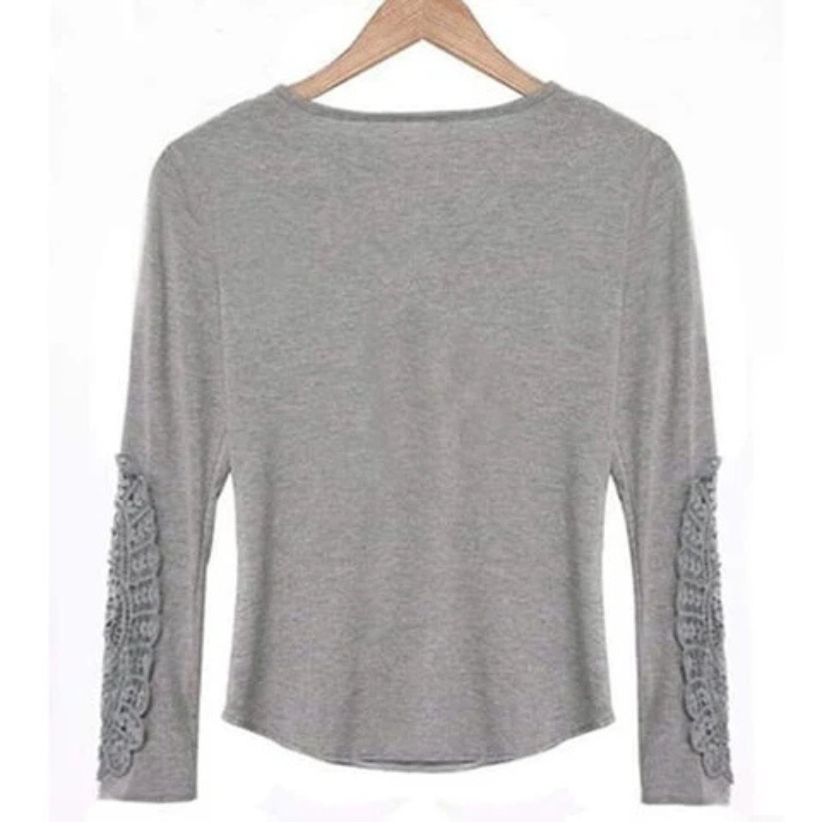 Larah - Zeitlose Eleganz Bluse mit Spitzenärmeln