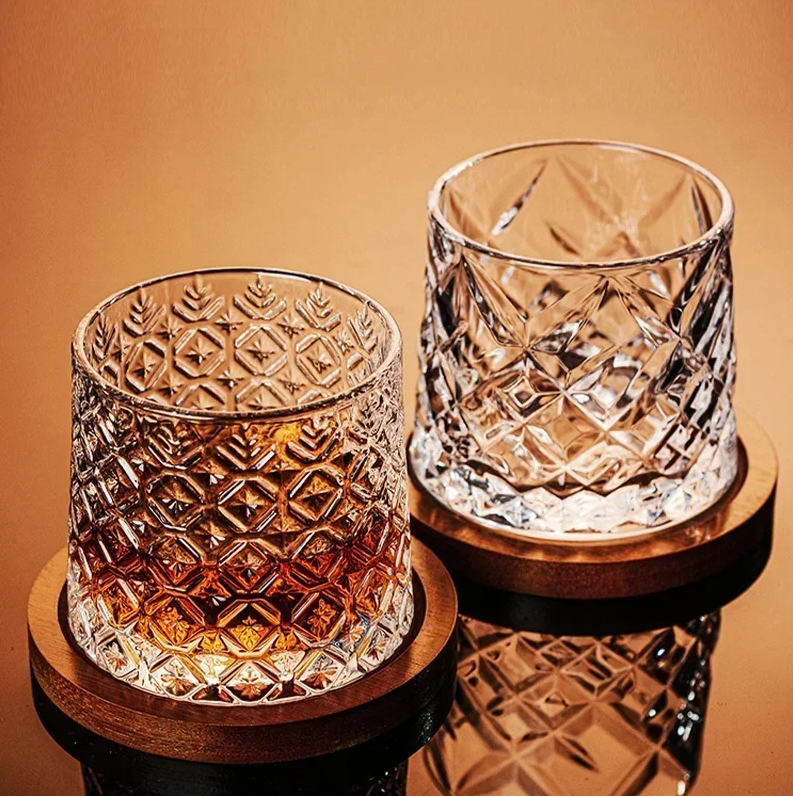 WhiskeySpin - Premium rotierendes Whiskyglas