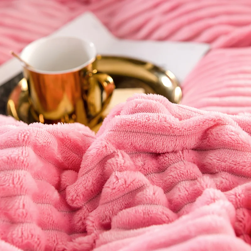 FluffyHaven Weiches Plüschdecke – Ultimativer Komfort & Wärme