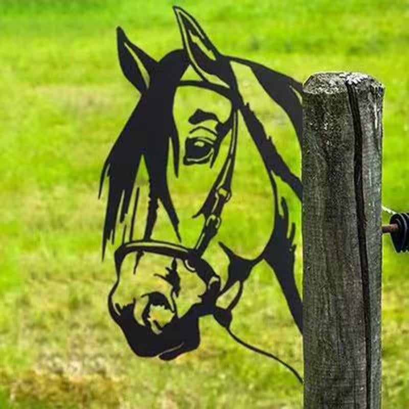 WildPost - Metall-Dyresilhuet-Zaunspitzen