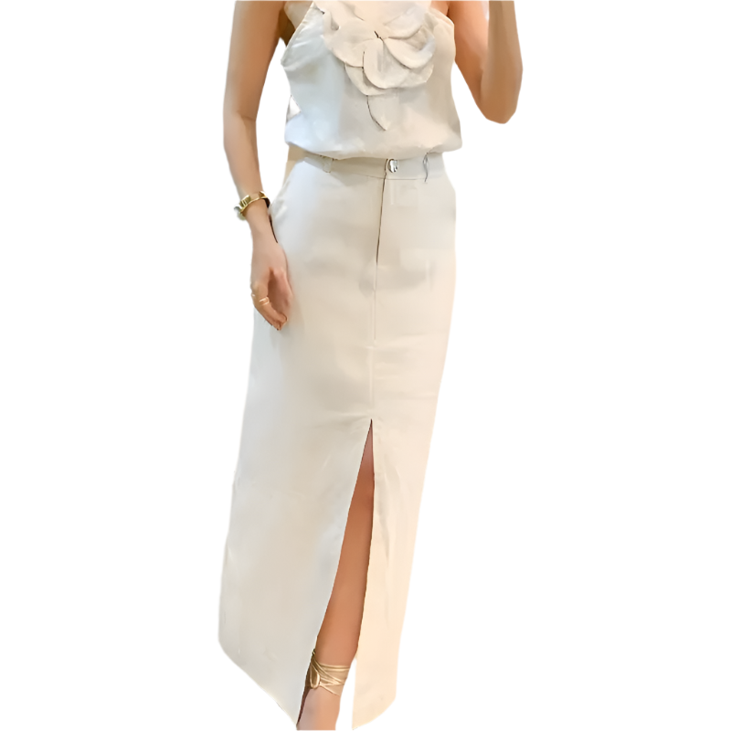 Amalie | To-teil Damen Sommer Set mit Quadratischem Ausschnitt