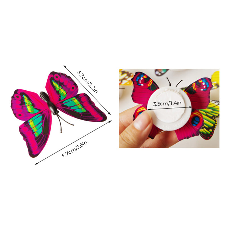 LumiWings - 3D bunte LED Schmetterlings Nachtlichter