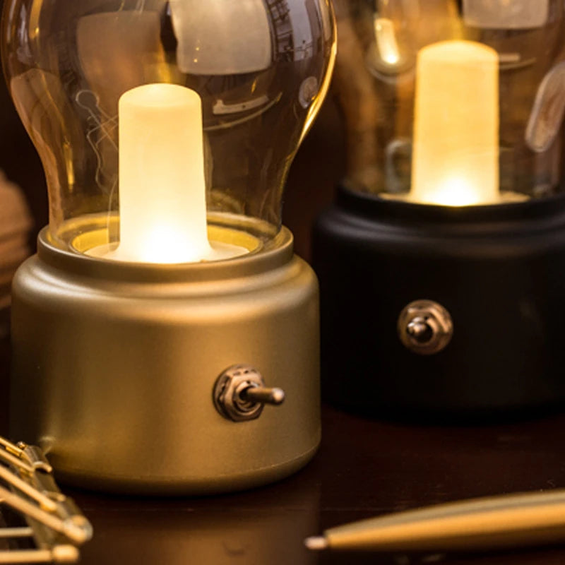 Nostalume Tragbare Tischlampe – Vintage-Design mit moderner Flexibilität