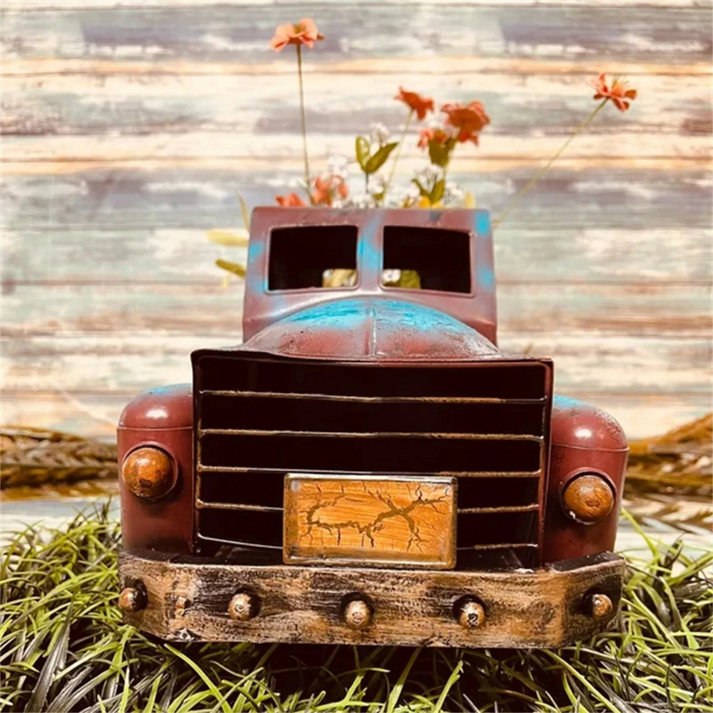 RusticHaul - Vintage Lastwagen dekorative Topfpflanzen