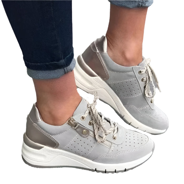 Melody - Damen lässige Sneaker mit Reißverschluss