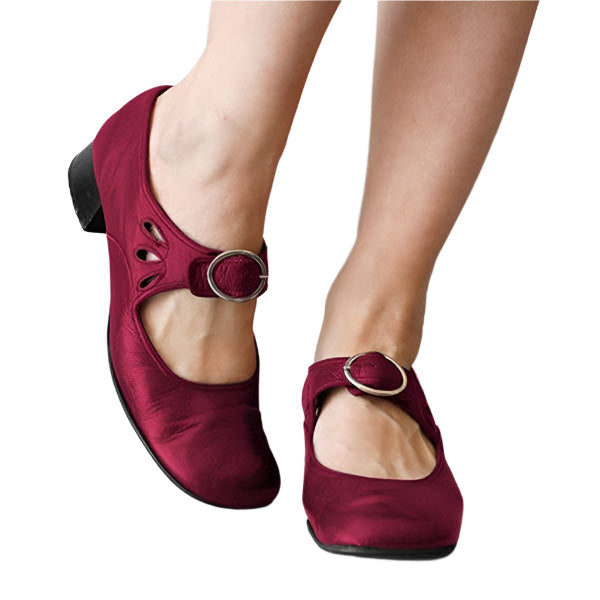 Carey - Schicke Schuhe mit Schnalle und niedrigem Absatz