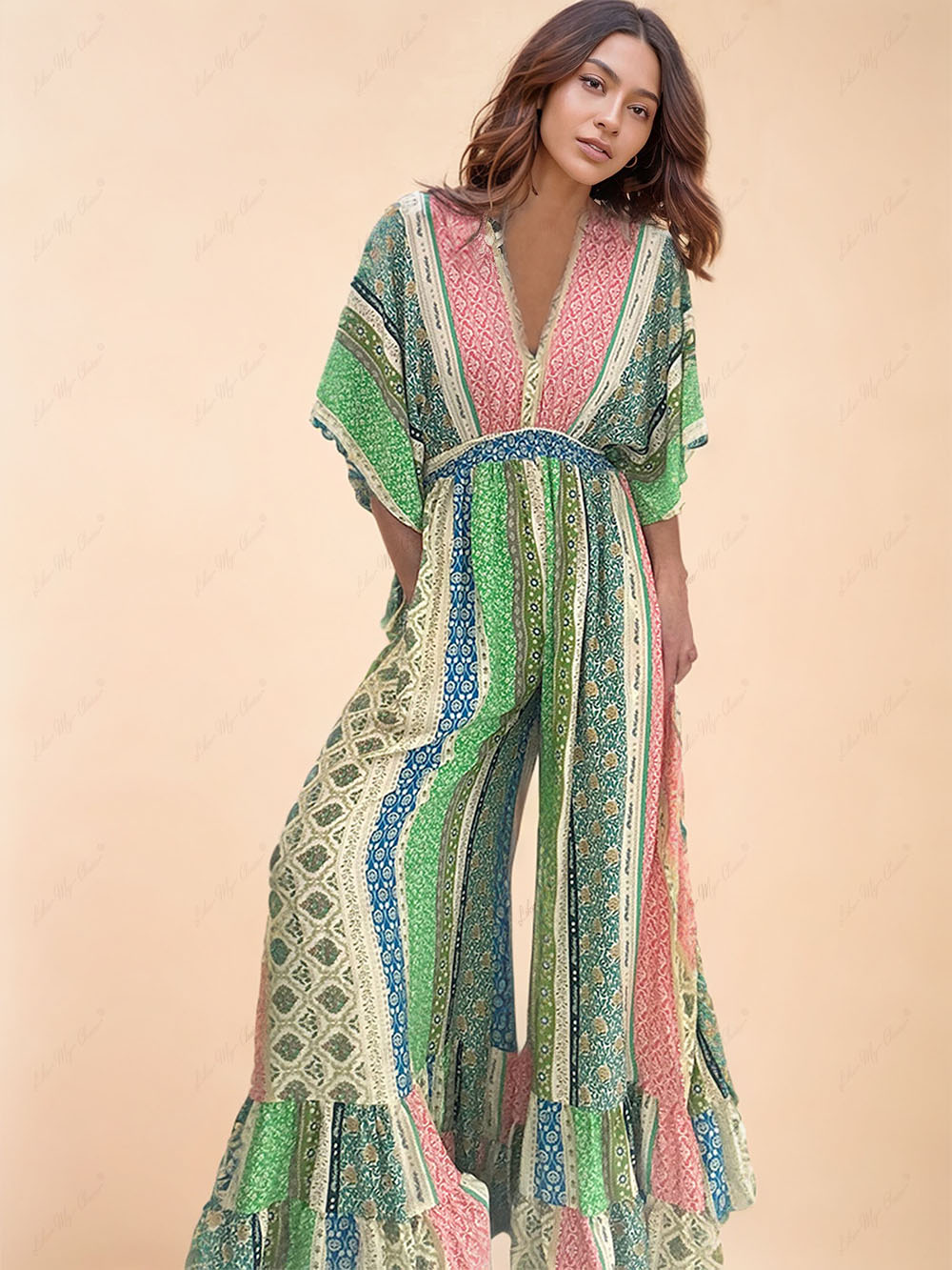 Alina Boho Jumpsuit – Bequemer Damen-Jumpsuit im Boheme-Stil