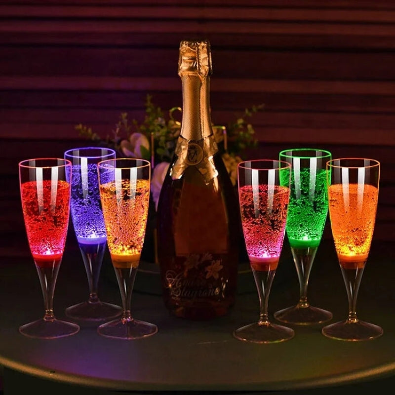 LumiFlute - Farbwechselndes LED Champagnerglas