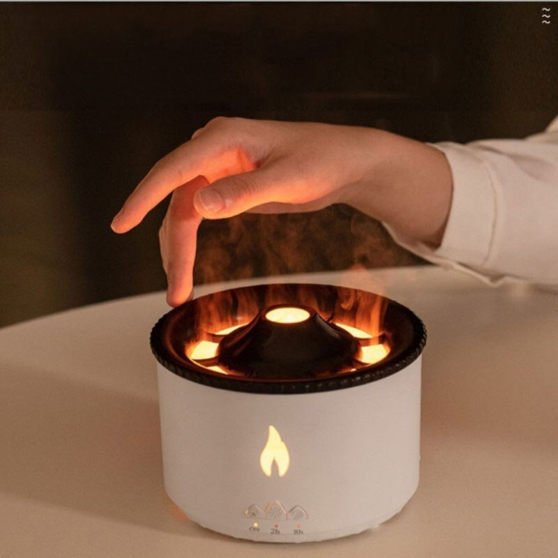 AromaGlow - Ultraschall-Diffuser für ätherische Öle mit LED-Stimmungslicht