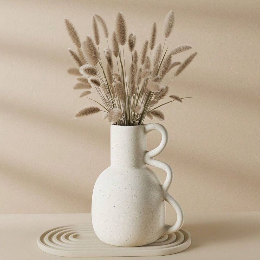 Sculptura Keramikvase – Elegant skulpturales Design für zeitlose Innenräume