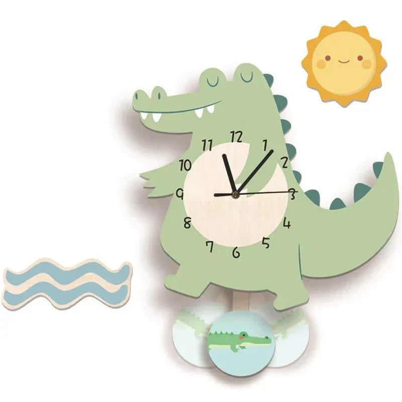 TickTock - Süße Tierpendeluhren für Kinderzimmer