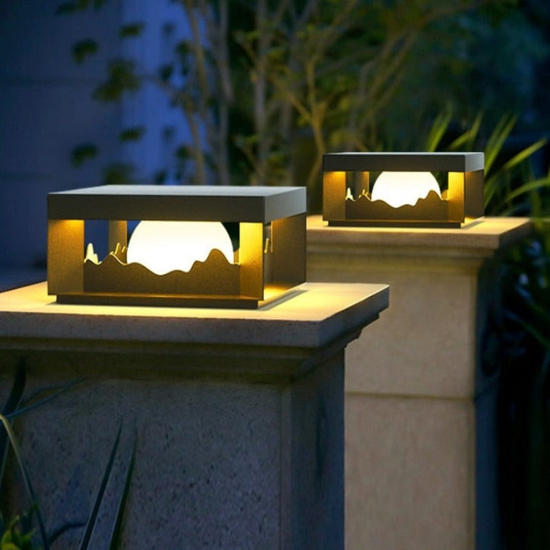 ClaraLux Solarlampe – Moderne Wand- und Stehlampe für den Außenbereich