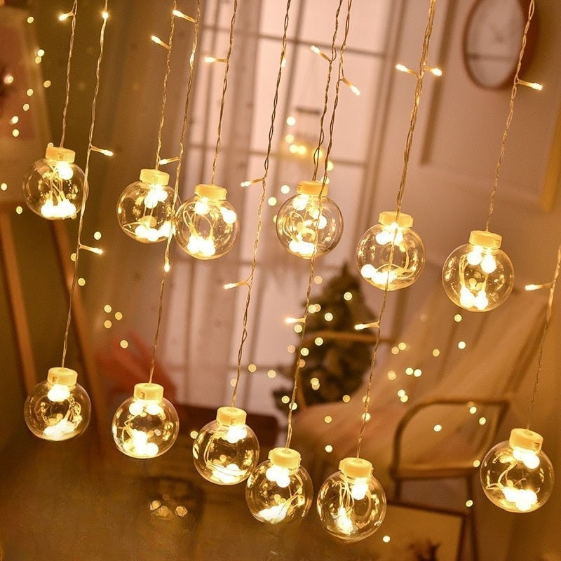 GlowVista - LED-Vorhang mit mehreren Formen und Farben