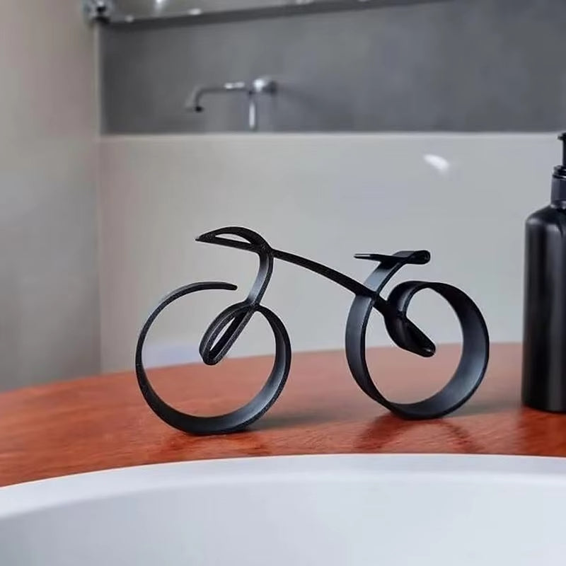 WireframeBike - Abstrakte Fahrradsäule Einrichtung